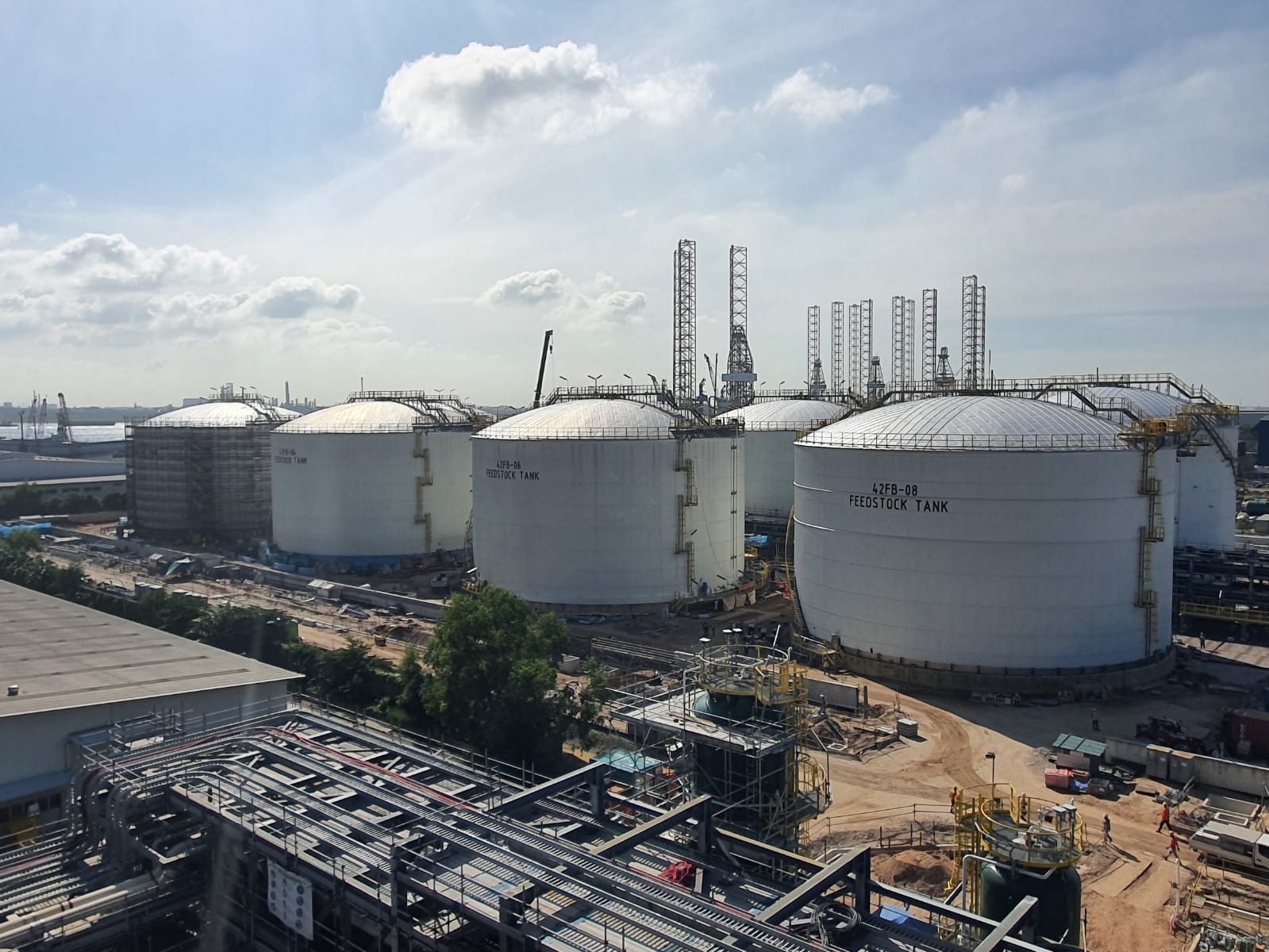 Kespet-peltipäällysteet biodiesellaitokseen Singaporessa