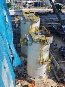 Kespet's sheet metal claddings for biodiesel plant in Singapore